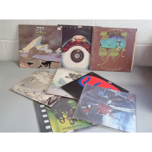 340 - Rick Waterman and Yes LPs including The Yes Album, Relayer Saving My Heart, Atlantic, Tormato, Drama... 