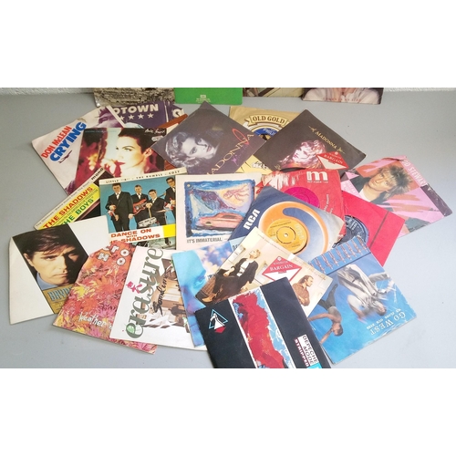 344 - A Large Selection of Singles including Rolling Stones, Beatles, Elvis and much more.