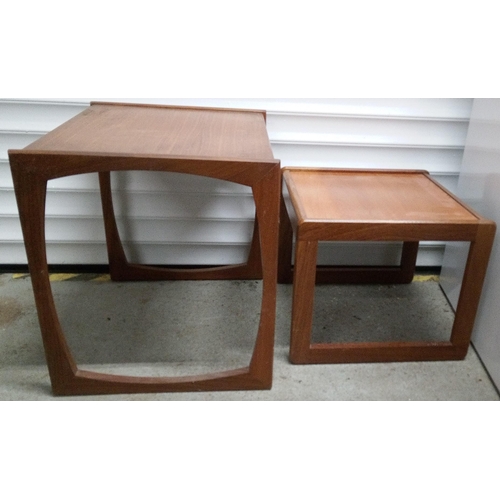 18 - Two Tables, not matching, in Mid Century Style.