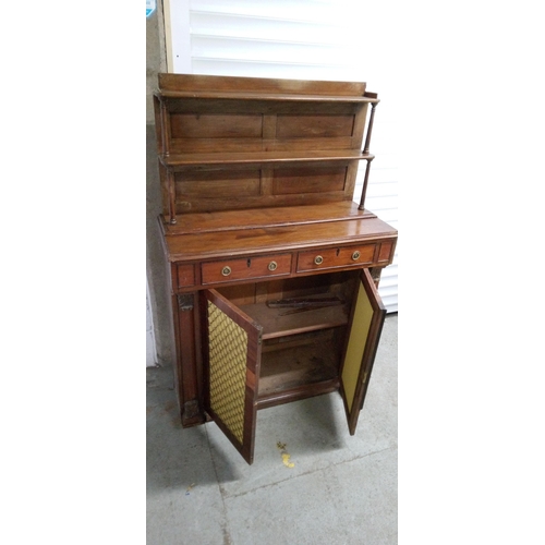 734 - A Regency Chiffoner Cabinet in need of restoration.