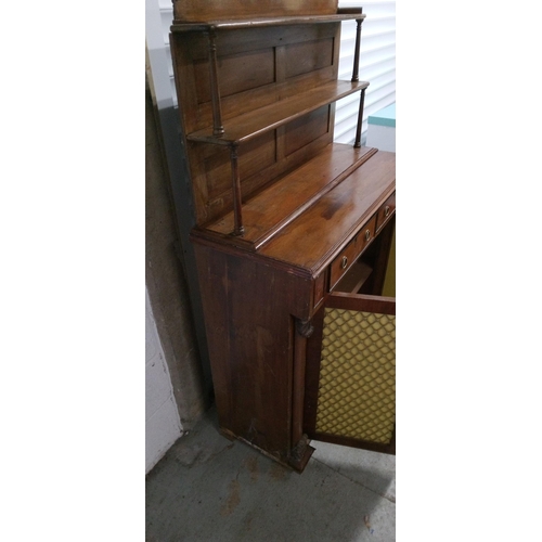 734 - A Regency Chiffoner Cabinet in need of restoration.