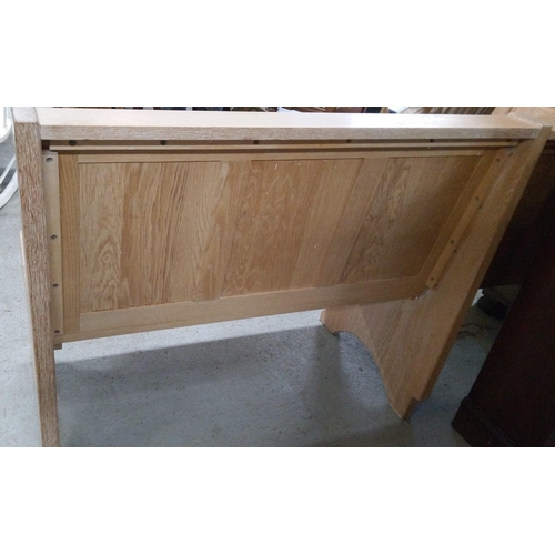 737 - A Corner Bench Seat missing one end. 98cm H x 198cm W x 95cm D.