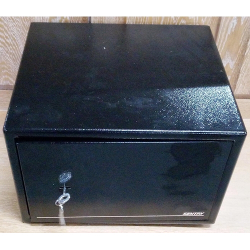 738 - A Sentry Home Safe with 2 Keys. 40cm x 38cm x 43cm.