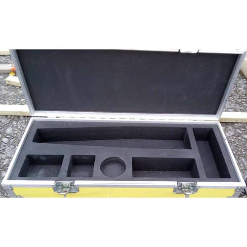 145 - A Yellow Flight Case 95cm x 38cm.