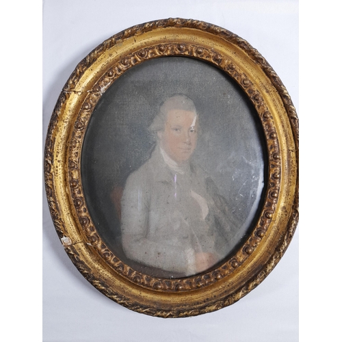 119 - A PAIR OF EARLY 19TH CENTURY PORTRAIT WATER COLOURS, depicting Capt. Josiah Nisbet, stepson of Admir... 