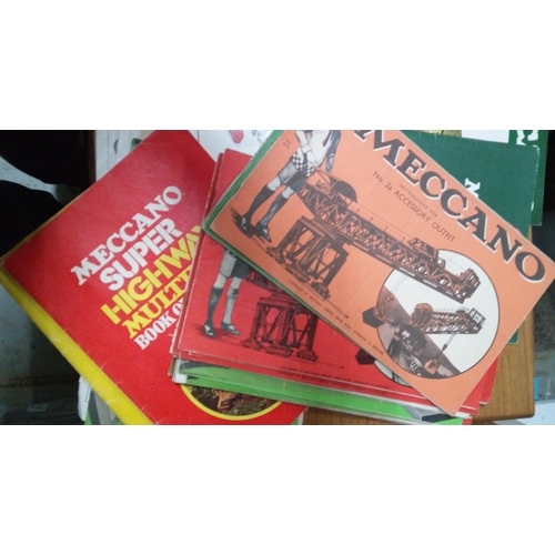 1213 - A Large Selection of Meccano Instruction Booklets. Antique/Vintage and More.