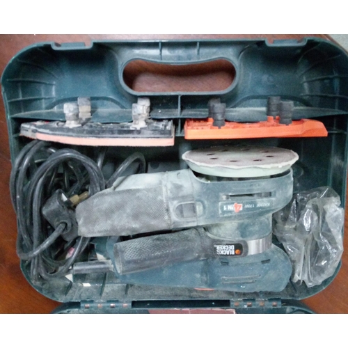 205 - A Black and Decker Corded Sander In Carry Case.