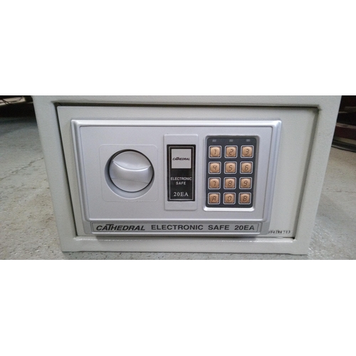 759 - A Cathedral Electronic Safe 20EA In Original Box with Keys and Instructions.