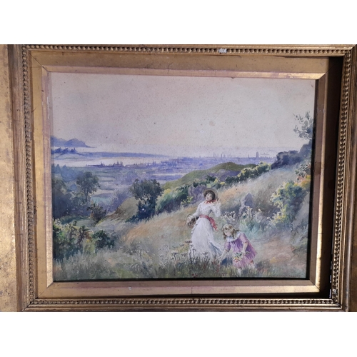 121 - A PAIR OF 19TH CENTURY RURAL SCENE OIL PAINTINGS ON CANVAS, along with a larger rural oil painting (... 