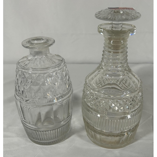 125 - A LARGE QUANTITY OF 19TH / 20TH CENTURY GLASS WARES, the lot including a glass lustre,  various deca... 