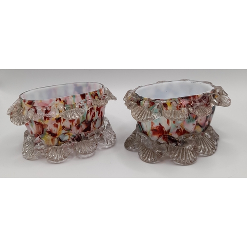 126 - THREE 18TH CENTURY AIR TWIST STEMMED GLASSES AND A GROUP OF 19TH & 20TH CENTURY  GLASS WARES, includ... 