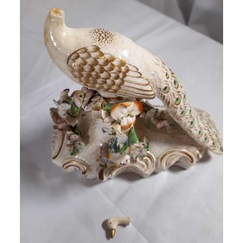 128 - A 19TH STAFFORDSHIRE EGG TUREEN MODELLED AS A HEN, along with a collection of mostly 19th century an... 