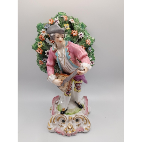 156 - A GROUP OF THIRTEEN LATE 18TH / EARLY 19TH CENTURY PORCELAIN FIGURES, including two figures with red... 