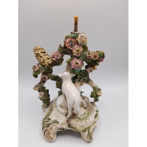 156 - A GROUP OF THIRTEEN LATE 18TH / EARLY 19TH CENTURY PORCELAIN FIGURES, including two figures with red... 