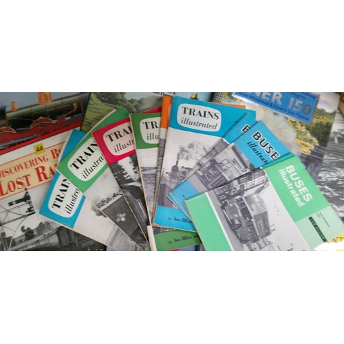 1197 - A Quantity of Train Books.