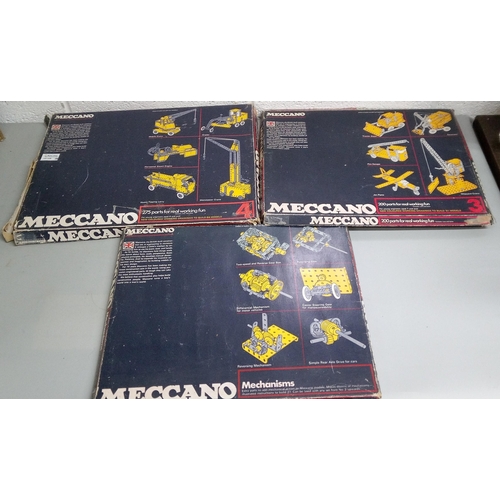 1236 - 3 Vintage Meccano Mechanisms.