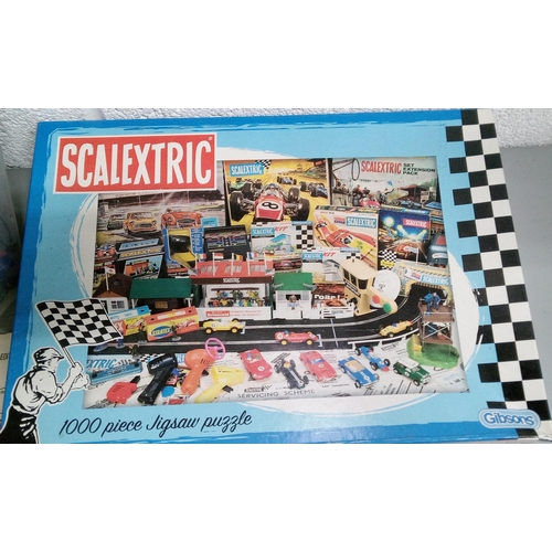 1238 - Scaletrix Puzzle, Vintage Scaletrix Model, Motor Racing 10th Edition and Vintage Accessories.