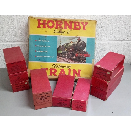 1253 - 10 Empty Vintage Hornby O Gauge Boxes