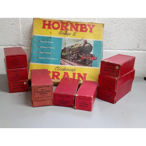 1253 - 10 Empty Vintage Hornby O Gauge Boxes