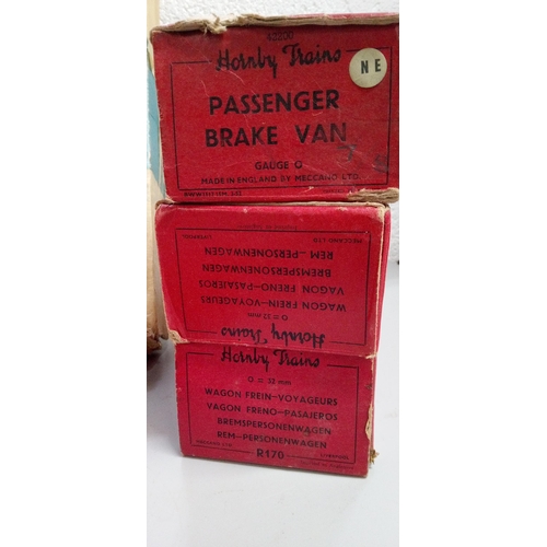 1253 - 10 Empty Vintage Hornby O Gauge Boxes