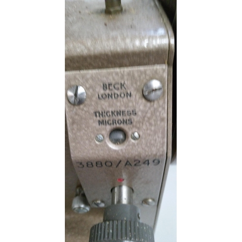 218 - Bec London Thickness Micrometer.