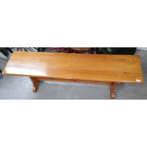 26 - A Pine Bench. 43 x 151 x 35cm.