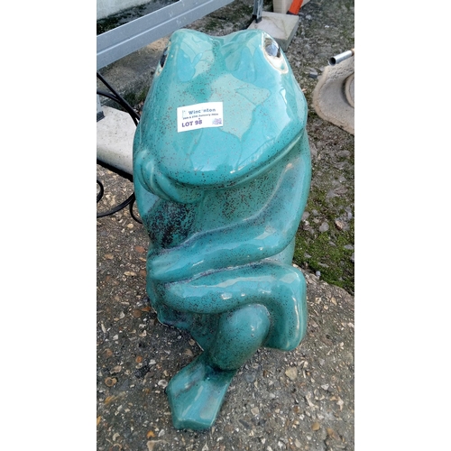 98 - A Large Glazed Frog.