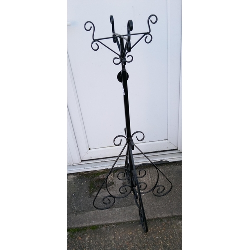 99 - A Metal Pot Stand.