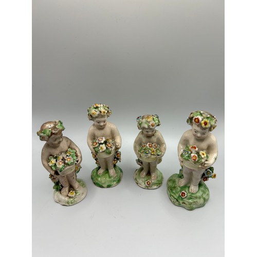 162 - A GROUP OF 18TH & 19TH CENTURY PORCELAIN FIGURES, including an impressive figure of Poseidon, a pair... 