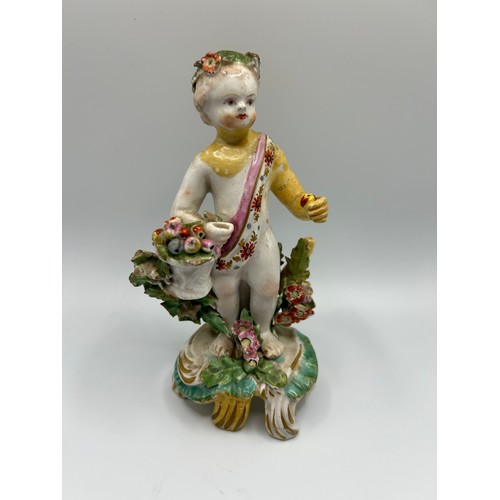 162 - A GROUP OF 18TH & 19TH CENTURY PORCELAIN FIGURES, including an impressive figure of Poseidon, a pair... 