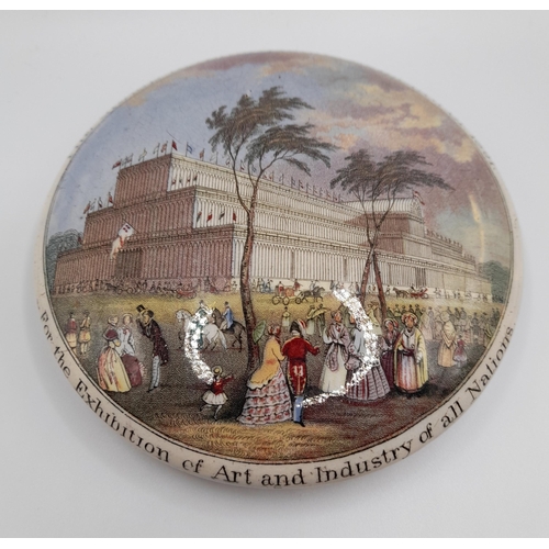 176 - A GROUP OF TWENTY 19TH CENTURY PRATTWARE POT LIDS, eight with associated bases, including an unusual... 