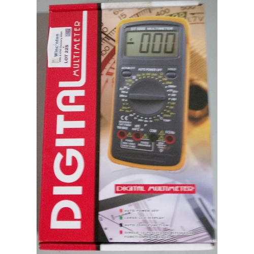 225 - A Duratool Digital Multi Meter in Original Box.