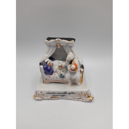 183 - A MIXED GROUP OF PORCELAIN FIGURES, mainly 19th Century, including biscuit porcelain figures, cream ... 