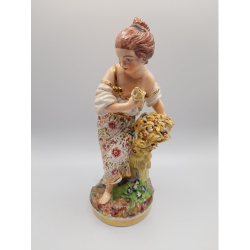 184 - A MIXED GROUP OF 18TH & 19TH CENTURY PORCELAIN FIGURES, English and continental examples including M... 