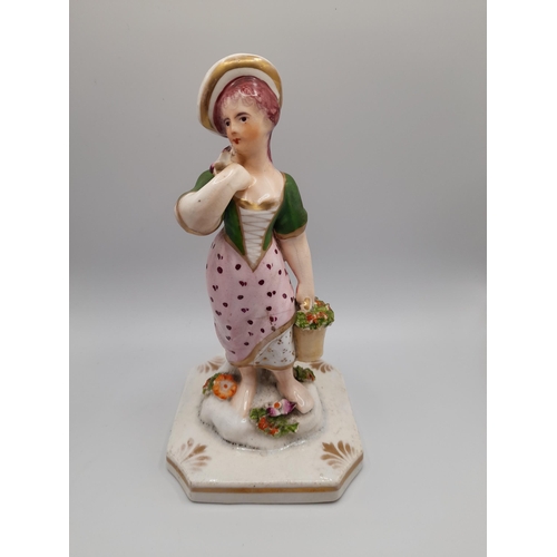 184 - A MIXED GROUP OF 18TH & 19TH CENTURY PORCELAIN FIGURES, English and continental examples including M... 