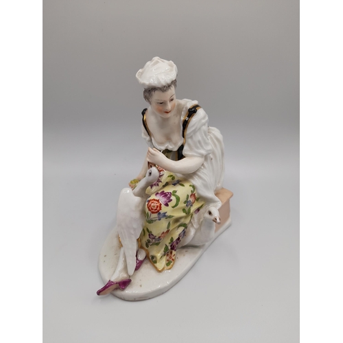 185 - A MIXED GROUP OF 19TH CENTURY FIGURINES, the lot includes a Walton figure of Matthew, two pearlware ... 