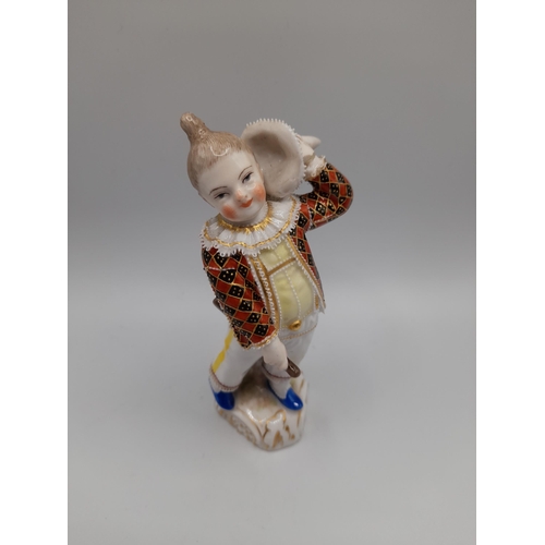 186 - A MIXED GROUP OF MAINLY 19TH CENTURY FIGURINES, the lot includes an 18th Century Meissen figure of p... 