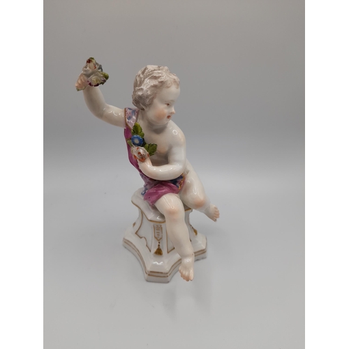 186 - A MIXED GROUP OF MAINLY 19TH CENTURY FIGURINES, the lot includes an 18th Century Meissen figure of p... 