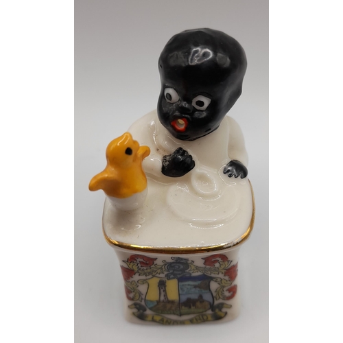 212 - A COLLECTION OF CRESTED CHINA MODELS, early 20th Century, various figures and trinkets, mostly Goss ... 