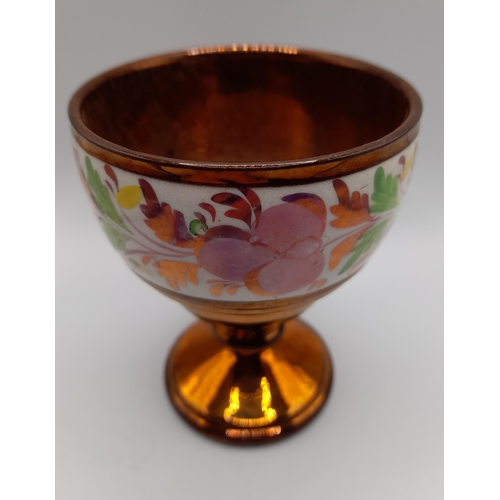 224 - A GROUP OF 19TH CENTURY LUSTRE GLAZE POTTERY, the lot includes a Sunderland pottery pink lustre glaz... 