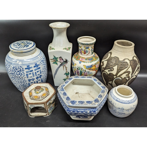 508 - An Assortment of Chinese Pots and Vases.