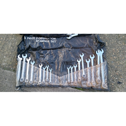 53 - 2 Sets of Spanners in Roll Up Cases.