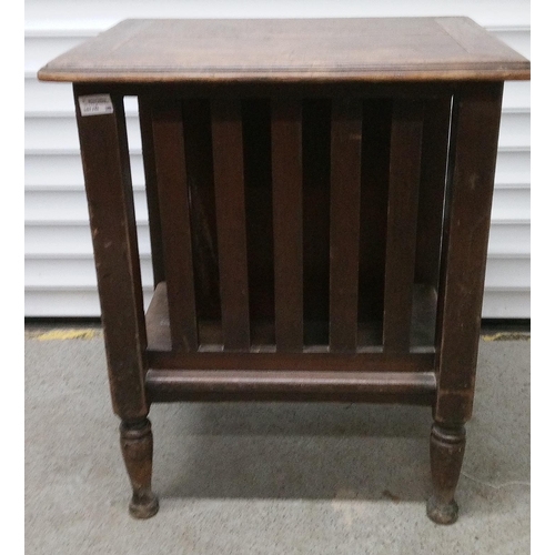 796 - Antique Library Table.