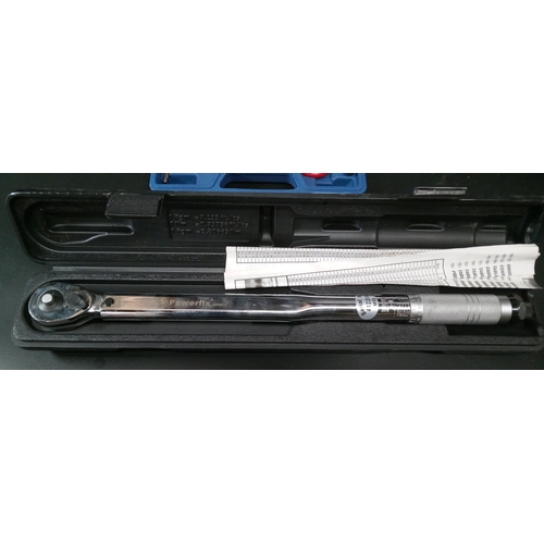 93 - Tools including Torque Wrench and Pipe Cutting Kit.