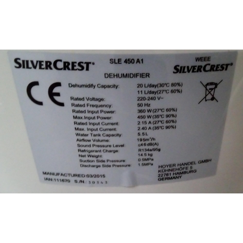 299C - A Silver Crest Dehumidifier.