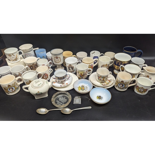 532 - A Collection of Coronation Mugs and Other Royal Memorabilia