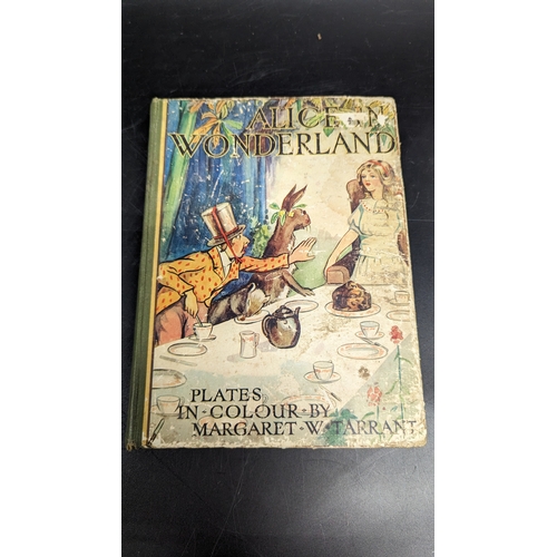 543 - Alice In Wonderland with Colour Plates by Margaret W Tarrant