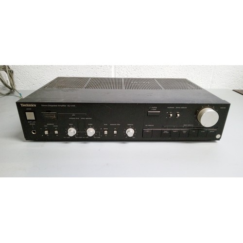 317 - A Technics Stereo Integrated Amplifier SU-V4X. No Power Lead.