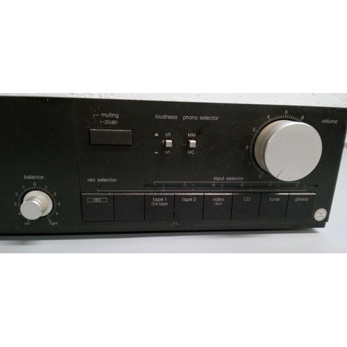 317 - A Technics Stereo Integrated Amplifier SU-V4X. No Power Lead.