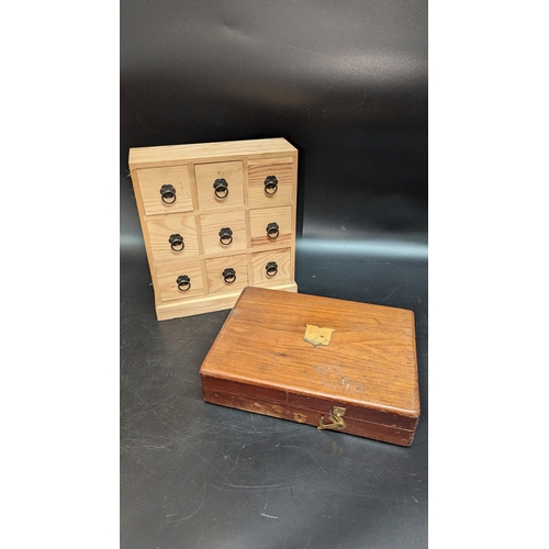 548 - 2 x Wooden Boxes